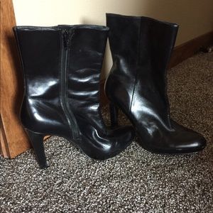 Nine West leather boots.